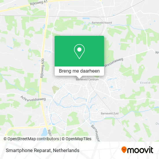 Smartphone Reparat kaart