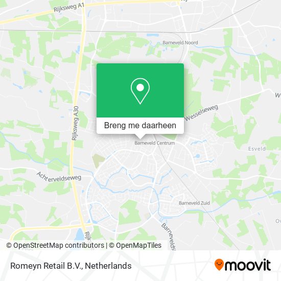 Romeyn Retail B.V. kaart