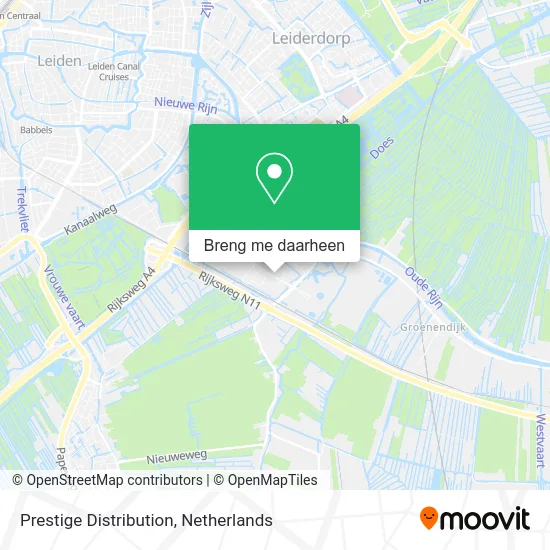 Prestige Distribution kaart