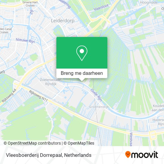 Vleesboerderij Dorrepaal kaart