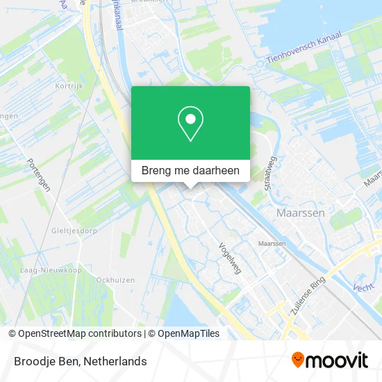 Broodje Ben kaart