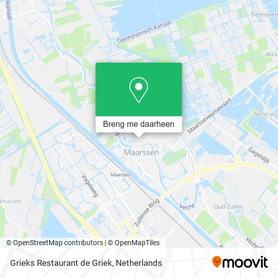 Grieks Restaurant de Griek kaart