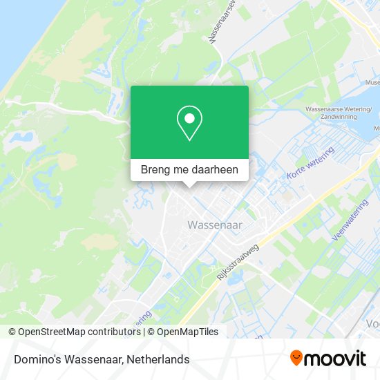 Domino's Wassenaar kaart