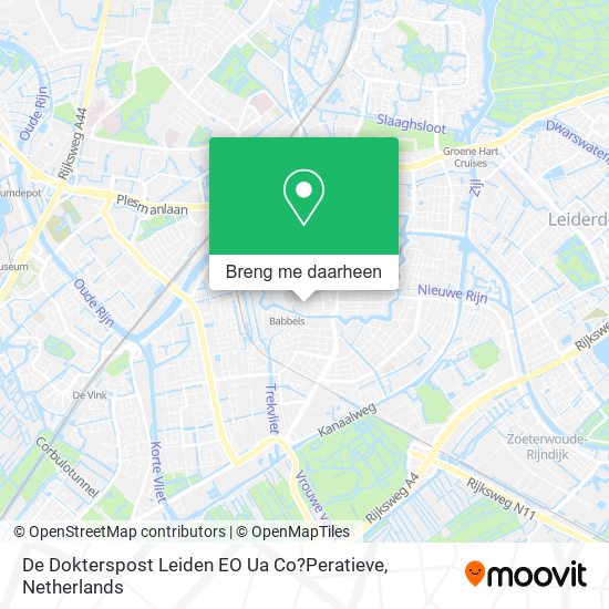 De Dokterspost Leiden EO Ua Co?Peratieve kaart