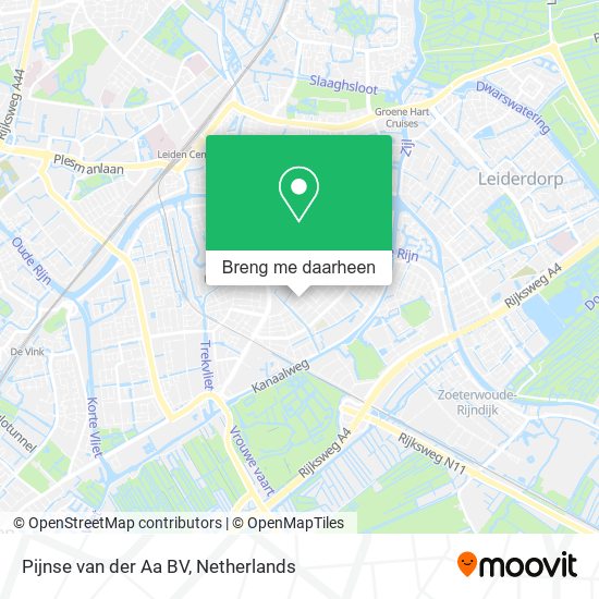 Pijnse van der Aa BV kaart