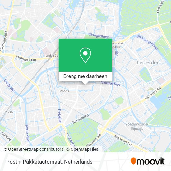 Postnl Pakketautomaat kaart