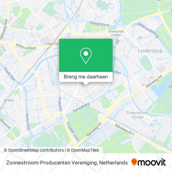 Zonnestroom-Producenten Vereniging kaart