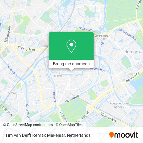 Tim van Delft Remax Makelaar kaart
