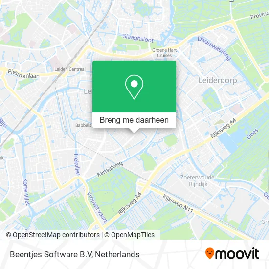 Beentjes Software B.V kaart