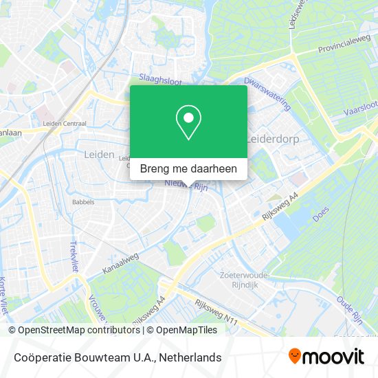 Coöperatie Bouwteam U.A. kaart