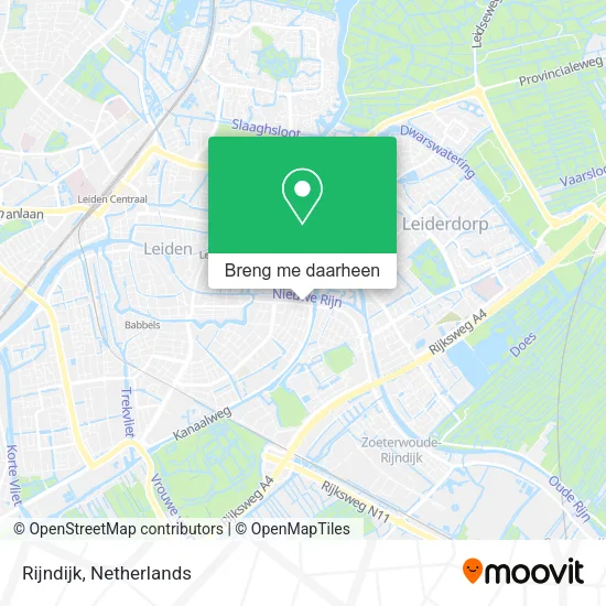 Rijndijk kaart