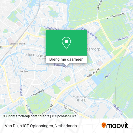 Van Duijn ICT Oplossingen kaart