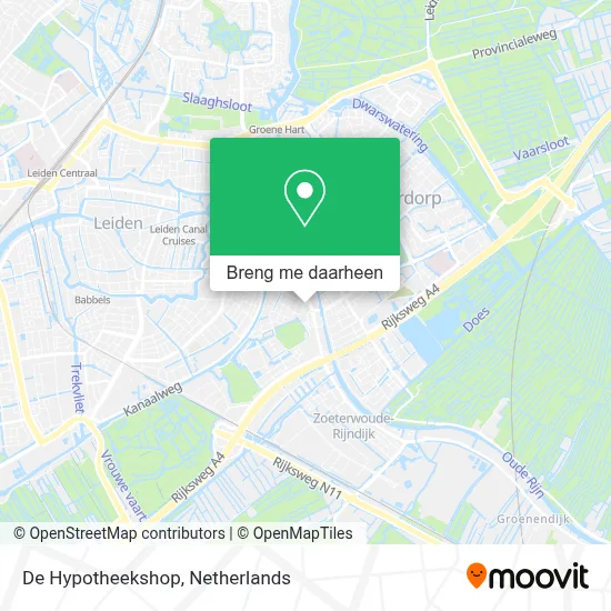 De Hypotheekshop kaart