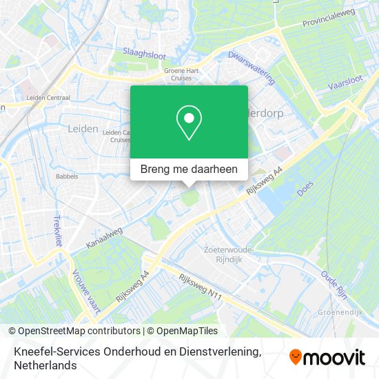 Kneefel-Services Onderhoud en Dienstverlening kaart