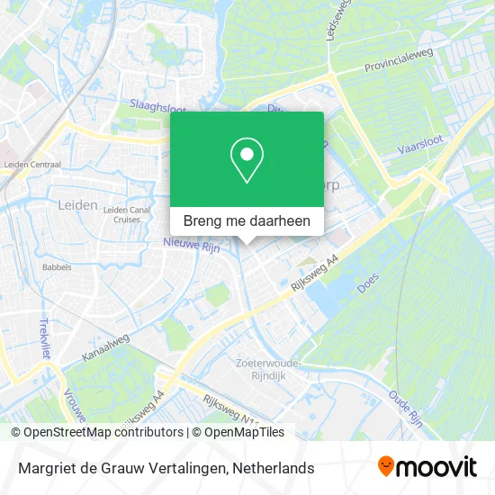 Margriet de Grauw Vertalingen kaart