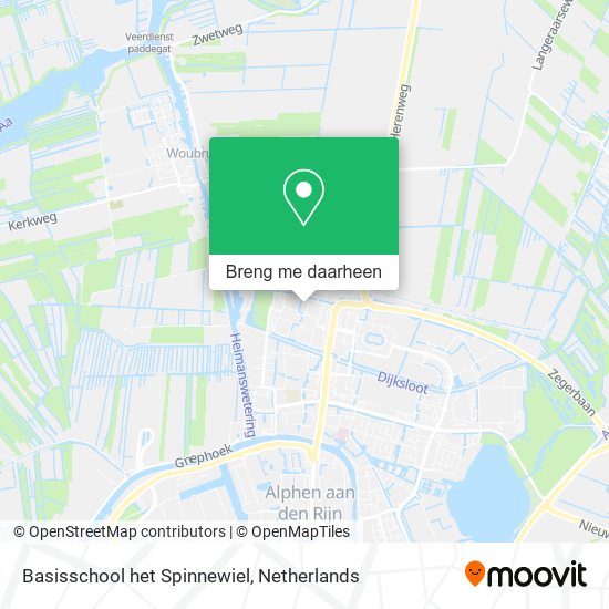 Basisschool het Spinnewiel kaart