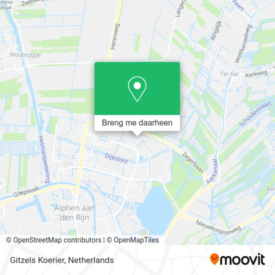 Gitzels Koerier kaart