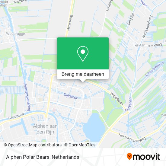 Alphen Polar Bears kaart