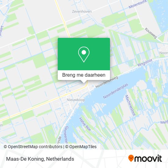 Maas-De Koning kaart