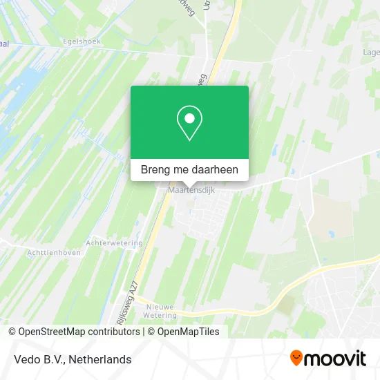 Vedo B.V. kaart