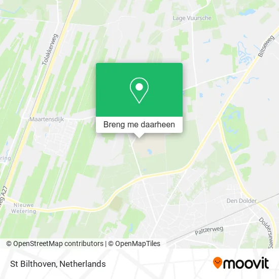 St Bilthoven kaart