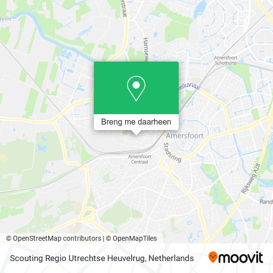 Scouting Regio Utrechtse Heuvelrug kaart
