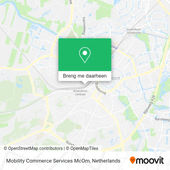 Mobility Commerce Services McOm kaart
