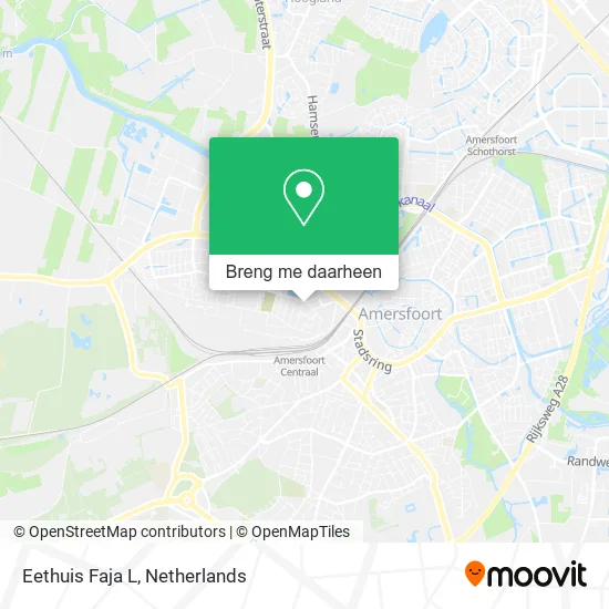 Eethuis Faja L kaart