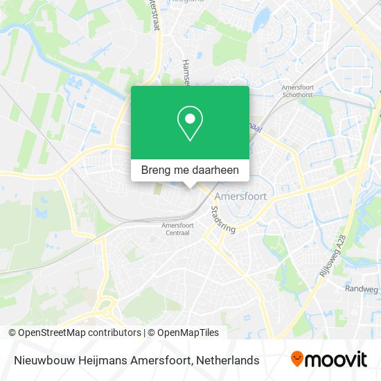 Nieuwbouw Heijmans Amersfoort kaart