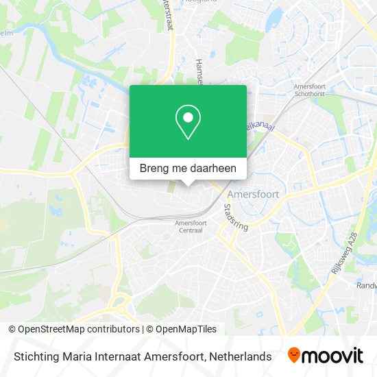 Stichting Maria Internaat Amersfoort kaart