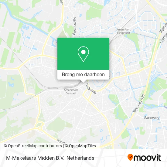 M-Makelaars Midden B.V. kaart