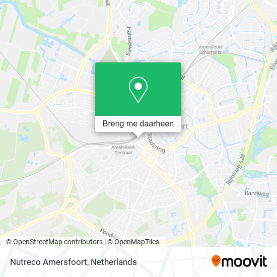 Nutreco Amersfoort kaart