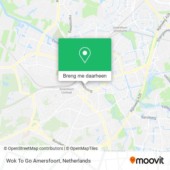 Wok To Go Amersfoort kaart