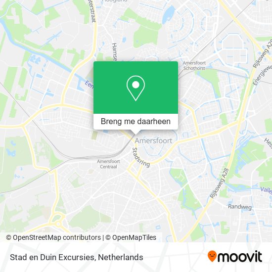 Stad en Duin Excursies kaart