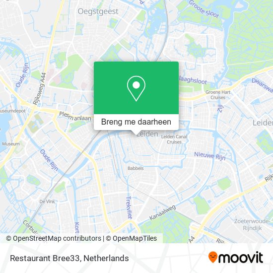 Restaurant Bree33 kaart