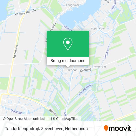 Tandartsenpraktijk Zevenhoven kaart