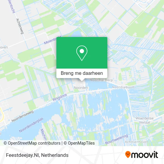 Feestdeejay.Nl kaart