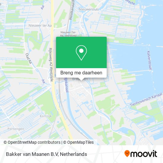Bakker van Maanen B.V kaart