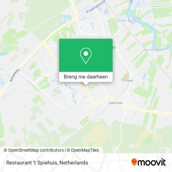 Restaurant 't Spiehuis kaart