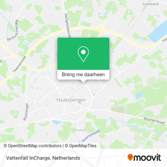 Vattenfall InCharge kaart
