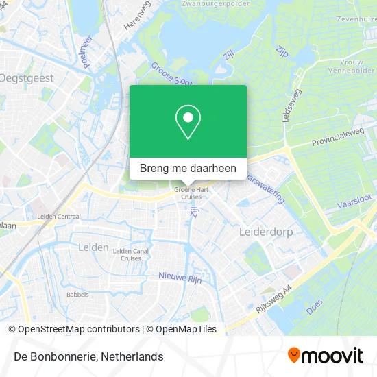 De Bonbonnerie kaart