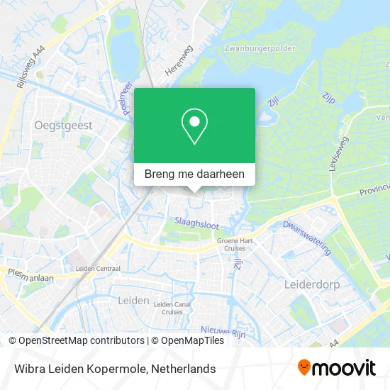 Wibra Leiden Kopermole kaart