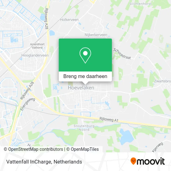 Vattenfall InCharge kaart