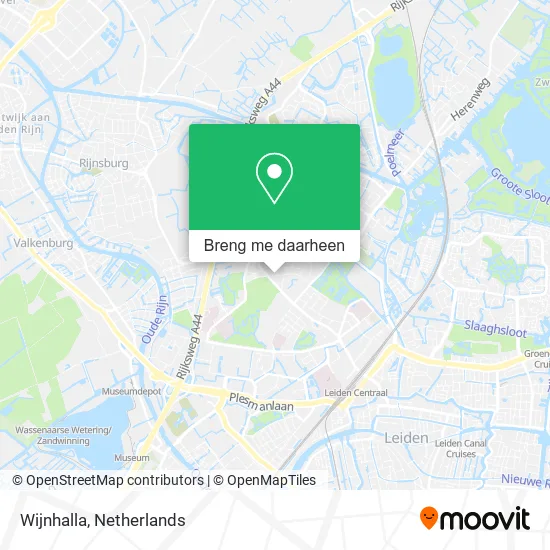 Wijnhalla kaart