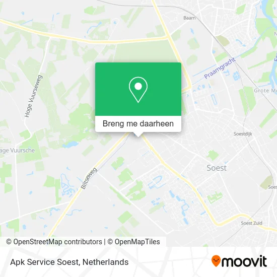Apk Service Soest kaart