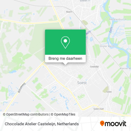 Chocolade Atelier Casteleijn kaart