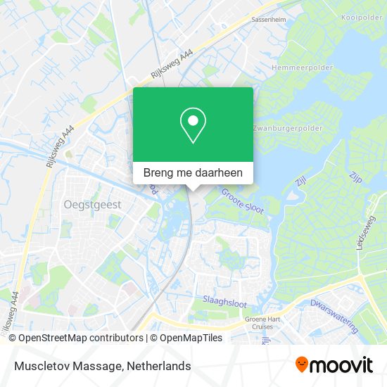 Muscletov Massage kaart