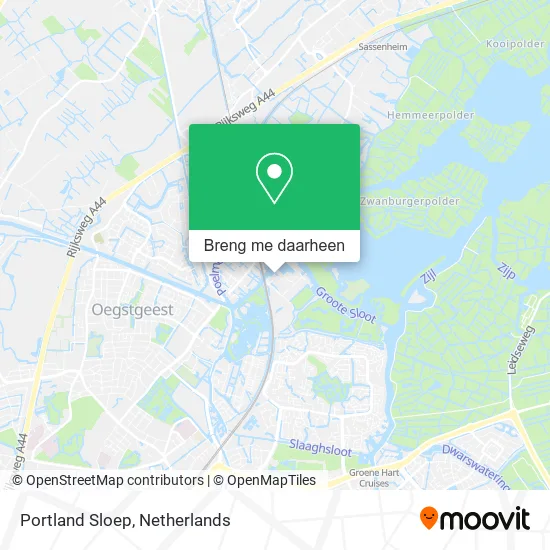 Portland Sloep kaart