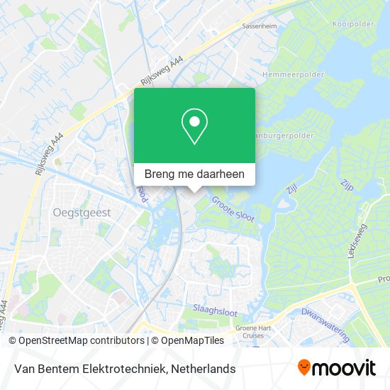 Van Bentem Elektrotechniek kaart