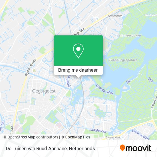 De Tuinen van Ruud Aanhane kaart